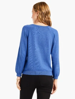 Here And There Sweater GULF -Nic+Zoe W231151GLFPRODUCT 03