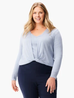 All Year 4-Way Cardigan BLUE GLACIER 4 All Year 4-Way Cardigan BLUE GLACIER -Nic+Zoe W231169WBGCPRODUCT 03