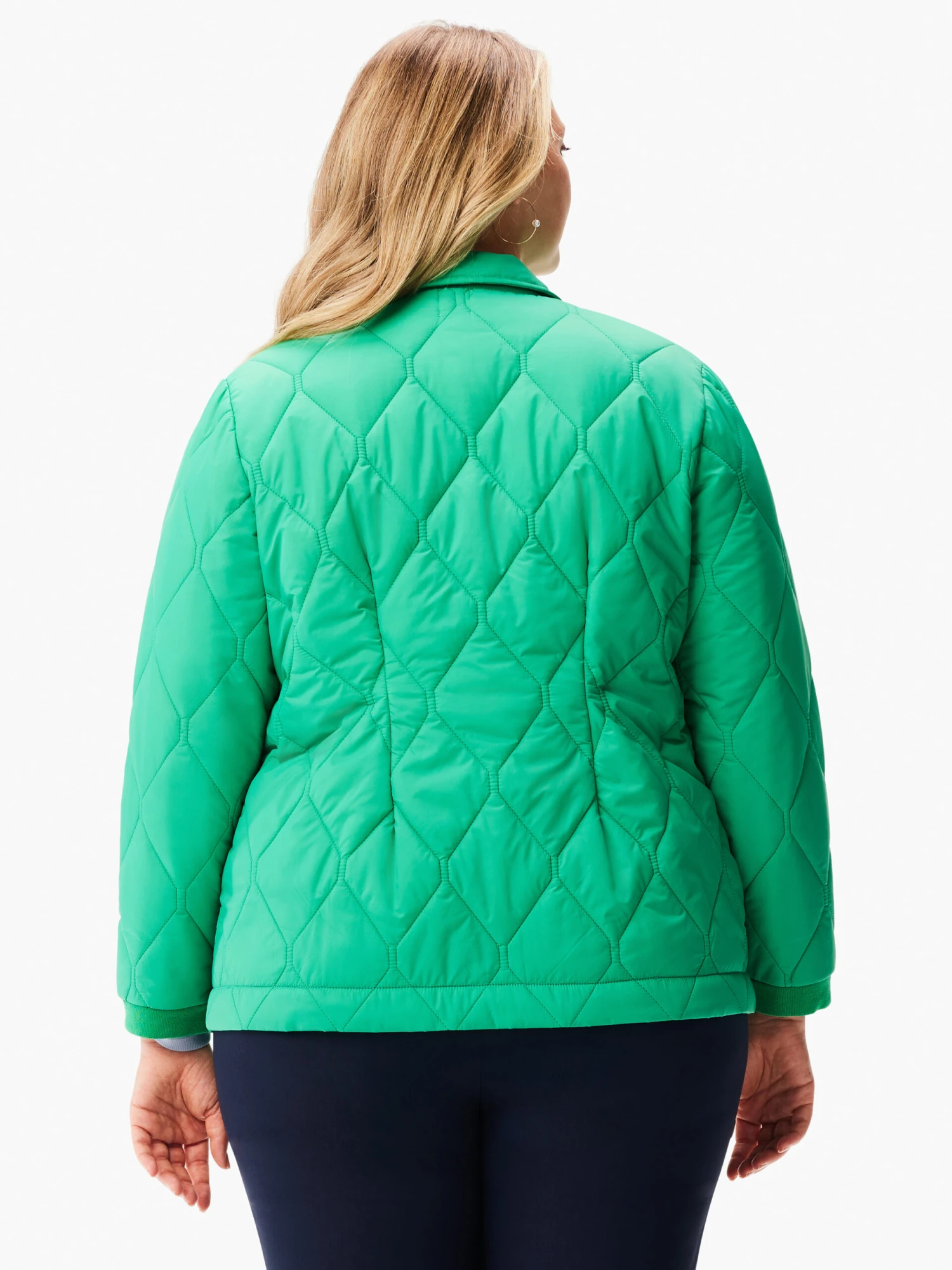 Knit Trim Puffer Jacket FERN Knit Trim Puffer Jacket FERN -Nic+Zoe W231171WFERPRODUCT 03 scaled