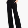 31" Knit Wide Leg Pleated Pant BLACK ONYX -Nic+Zoe W231354BLXPRODUCT 01
