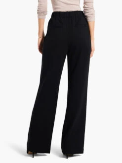31" Knit Wide Leg Pleated Pant BLACK ONYX 5 31" Knit Wide Leg Pleated Pant BLACK ONYX -Nic+Zoe W231354BLXPRODUCT 04